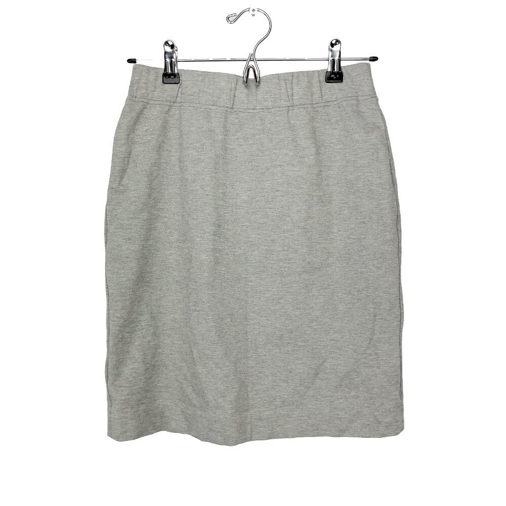 MARC CAIN Essentials Slim fitting‎ in fine jersey Casual Grey Mini Skirt sz 1
